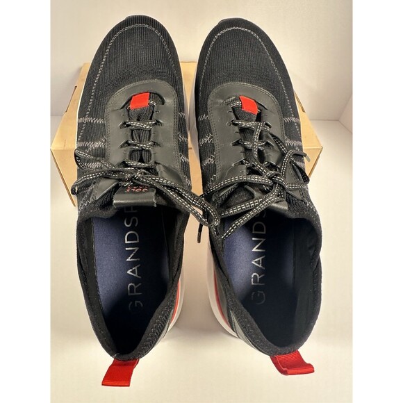 Cole Haan Grandsport Trainer Shoes Sneaker Men’s 11M Black Knit/Nimbus Cloud - Picture 5 of 9